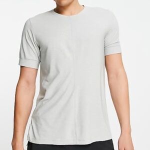 Nike Yoga Dri-Fit Slim Fit T-Shirt DN4314-077 (Grey)